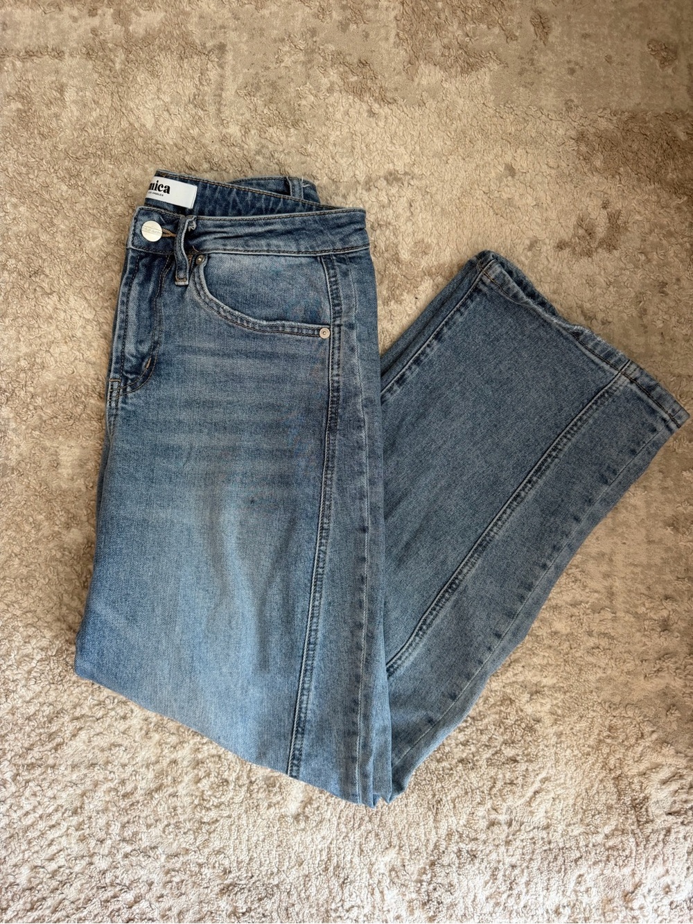 Mica Barrel Denim Pants